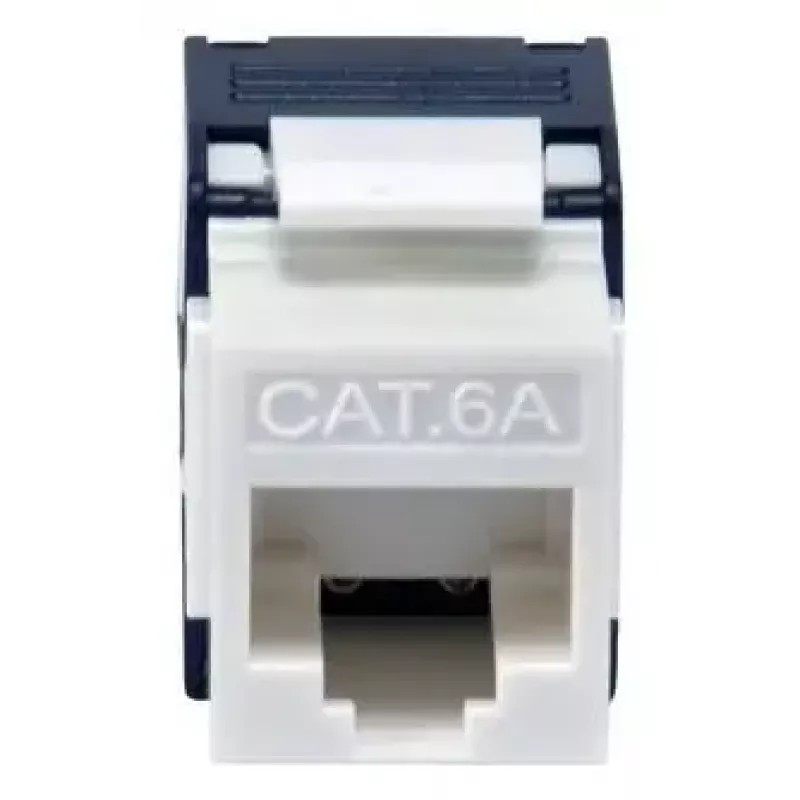 Keystone ligzda Cat.6A neekranēta, bez instrumentiem, EQUIP 769227, RJ-45, plakana konstrukcija, balta, 8 gab.