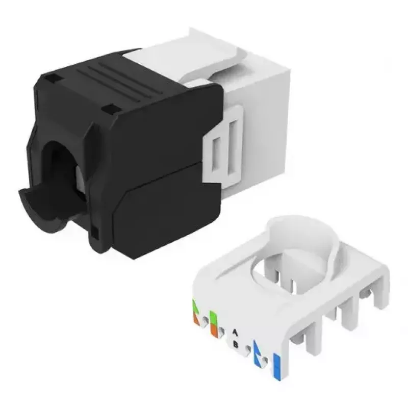 Keystone ligzda Cat.6A neekranēta, bez instrumentiem, EQUIP 769227, RJ-45, plakana konstrukcija, balta, 8 gab.