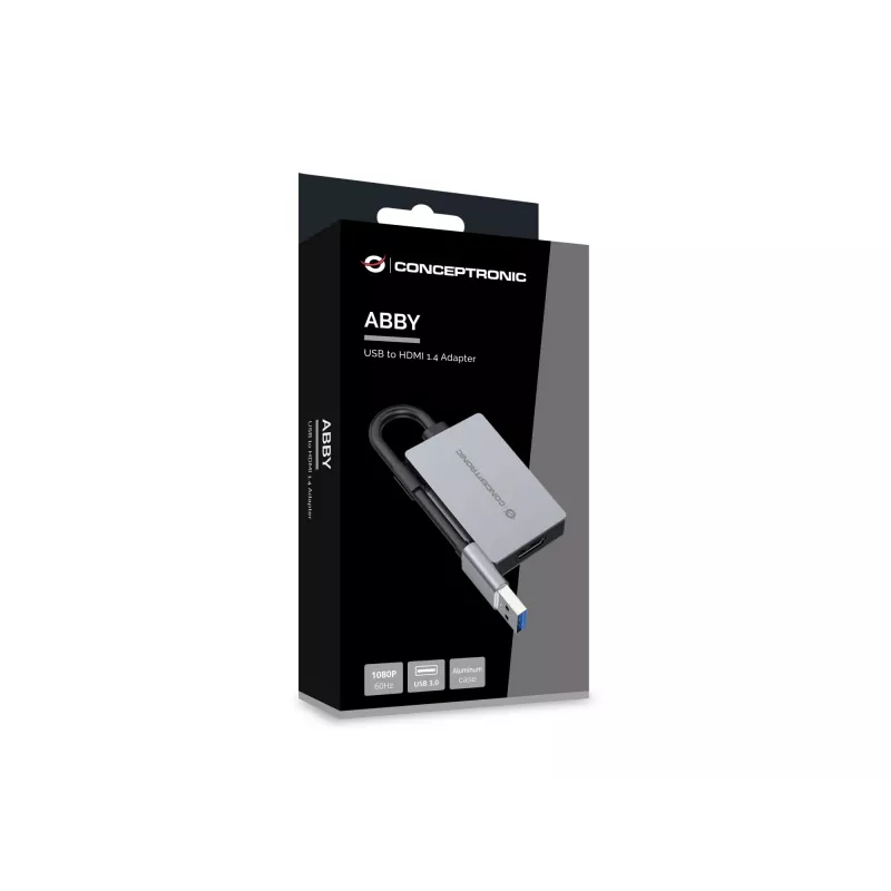 Conceptronic ABBY22G USB–HDMI 1.4 adapteris, 1080P 60 Hz