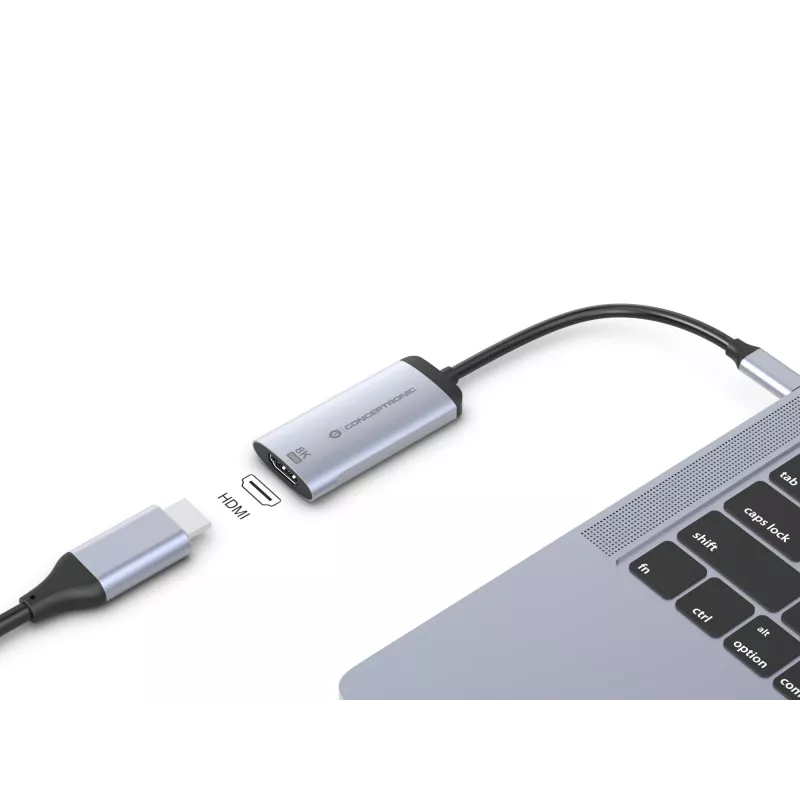 Conceptronic ABBY23G USB-C uz HDMI 2.1 adapteris, 8K60Hz
