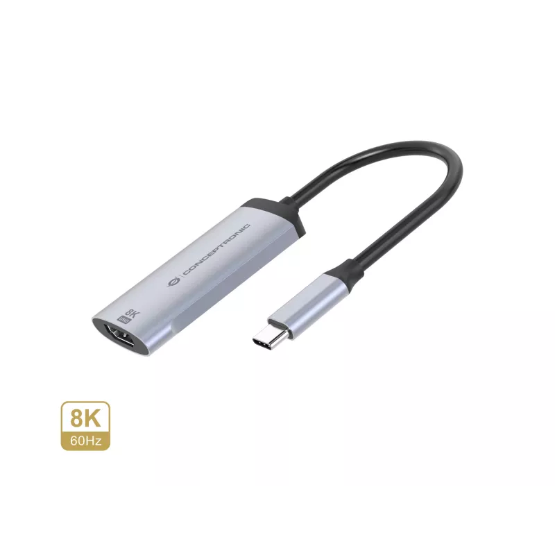 Conceptronic ABBY23G USB-C uz HDMI 2.1 adapteris, 8K60Hz