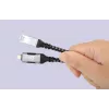 Manhattan USB-C uz Gigabit tīkla Ethernet RJ45 kabelis 2 m melns/sudraba