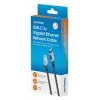 Manhattan USB-C uz Gigabit tīkla Ethernet RJ45 kabelis 2 m melns/sudraba