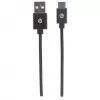 Manhattan USB-C uz USB-A kabelis, 1 m, vīrišķais uz vīrišķo, melns, 480 Mbps (USB 2.0), Hi-Speed USB, mūža garantija, ekvivalents USB2AC1M