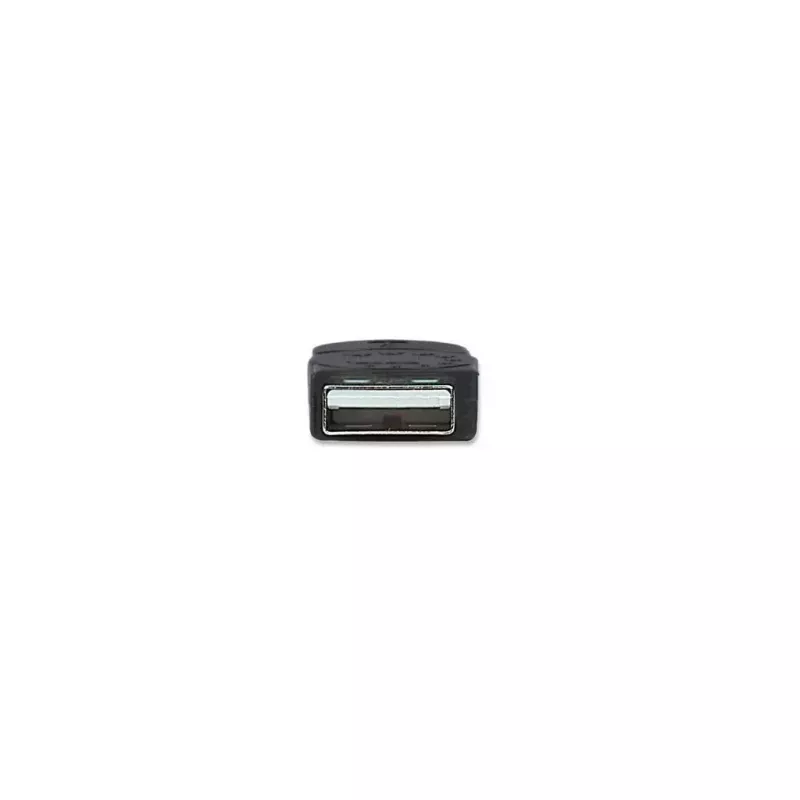 Manhattan USB-A–USB-B kabelis, 5 m, vīr.–vīr., 480 Mbps (USB 2.0), Hi-Speed USB, melns, mūža garantija, ekvivalents USB2HAB5M.