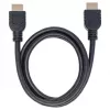 Manhattan HDMI 4K@60Hz kabelis ar Ethernet - CL3 novērtējums, 1m, piemērots ievietošanai sienā, visiem 4K un 1080p/HD lietojumiem - jauninot tagad vai sagatavojoties, kad tas būs nepieciešams, vīrišķais uz vīrišķo, melns, Ultra HD 4k x 2k, mūža garantija, Premium High Speed