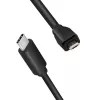 LogiLink CU0196 USB kabelis USB 2.0 0,5 m USB C Micro-USB B melns