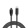 LogiLink CU0196 USB kabelis USB 2.0 0,5 m USB C Micro-USB B melns