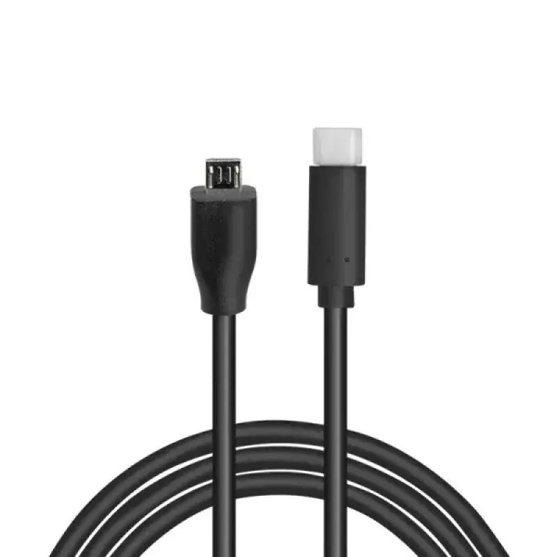 LogiLink CU0196 USB kabelis USB 2.0 0,5 m USB C Micro-USB B melns