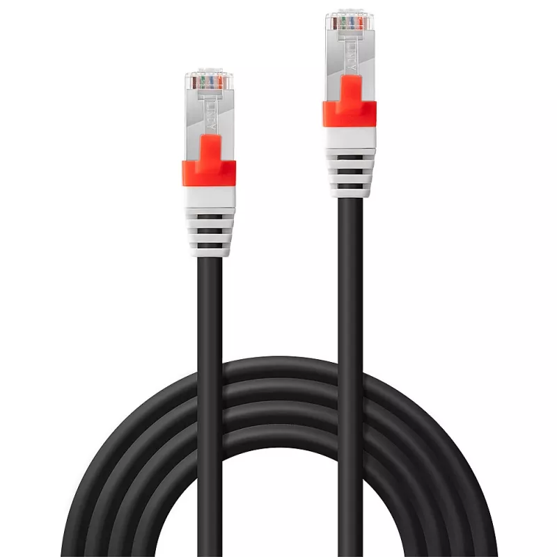 Lindy 45367 tīkla kabelis melns 7,5 m Cat6a S/FTP (S-STP)