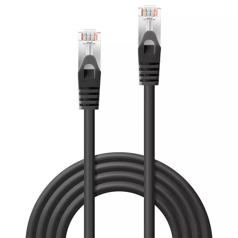 Lindy 48383 tīkla kabelis melns 3 m Cat5e F/UTP (FTP)