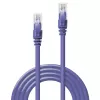 Tīkla kabelis Lindy 2m CAT6 RJ-45 U/UTP violets