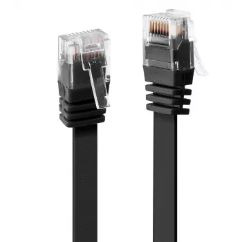 Lindy 47525 tīkla kabelis melns 10 m Cat6 U/UTP (UTP)