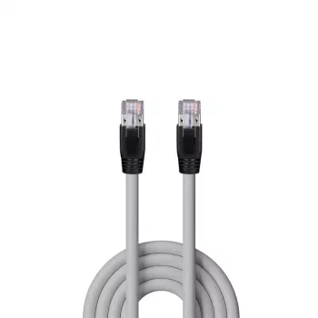 Tīkla kabelis Lindy Cat.6A U/FTP LSZH, viengabala dzīsla, 60 m, pelēks, RJ-45