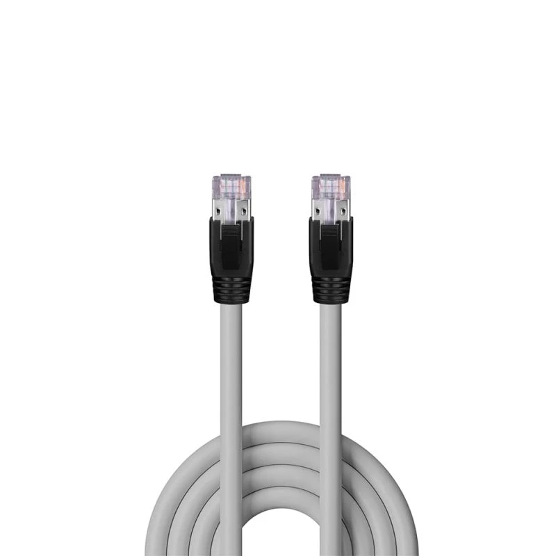 Tīkla kabelis Lindy Cat.6A U/FTP LSZH vientuļš serde, 90 m, pelēks, RJ-45 līdz RJ-45