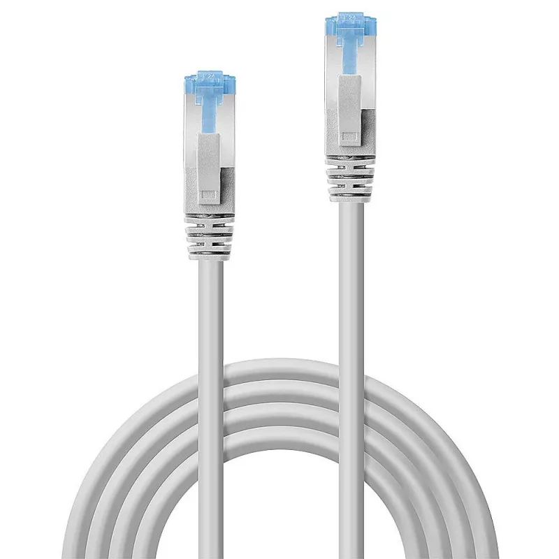 Tīkla kabelis Lindy 2m Cat.6A RJ-45 S/FTP pelēks