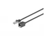 Microconnect MC-SFTP-CAT7005EXT-S tīkla kabelis, melns, 0,5 m, Cat7, S/FTP (S-STP)