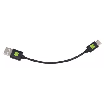 Techly ICOC MUSB20-CMAM01T USB kabelis USB 2.0 0,1 m USB A USB C Melns