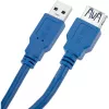 Techly pagarinātājs USB 3.0 kabelis A vīrietis / A sieviete 1m zils ICOC U3-AA-10-EX