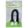 Techly USB 2.0 kabelis A spraudnis / Mini B spraudnis 90° 1,8 m melns ICOC MUSB-AA-018ANG