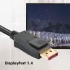 Techly ICOC DSP-A14-030NT DisplayPort kabelis 3 m Melns