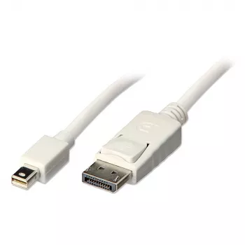 Lindy 2m Mini DisplayPort–DisplayPort kabelis, balts