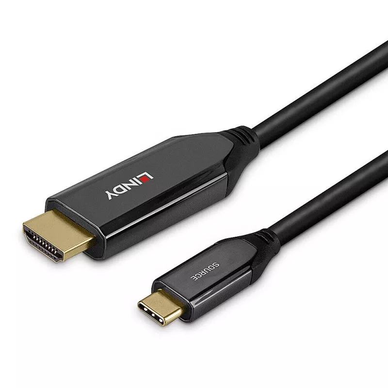 Lindy 1m USB Type C uz HDMI 8K60 adaptera kabelis