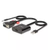 VGA un audio uz HDMI pārveidotājs Lindy 38284