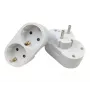 Strāvas sadalītājs MicroConnect PESCHPLUG2 — Schuko tīkla adapteris ar 2 izejām