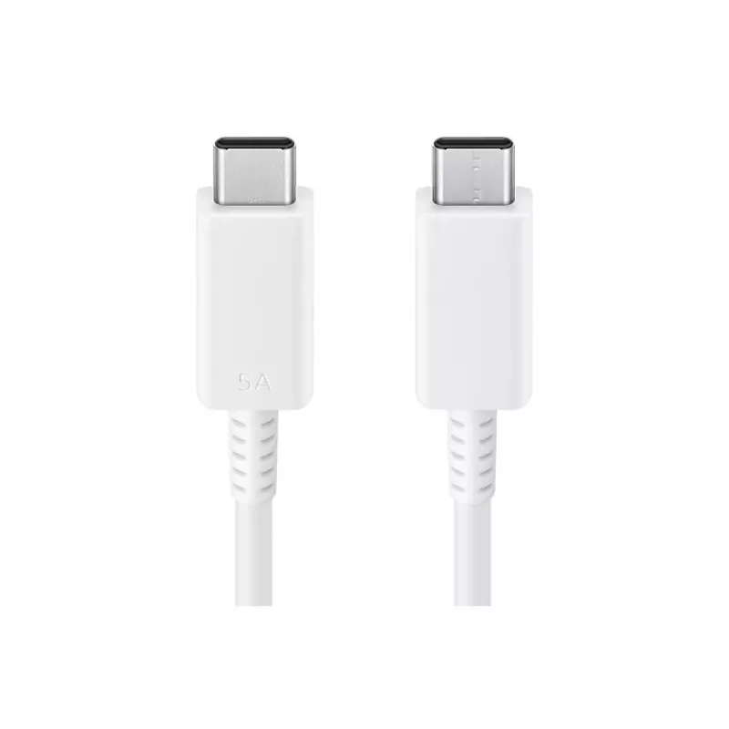 Samsung 1.8m kabelis 5A balta USB kabelis USB 2.0 USB C