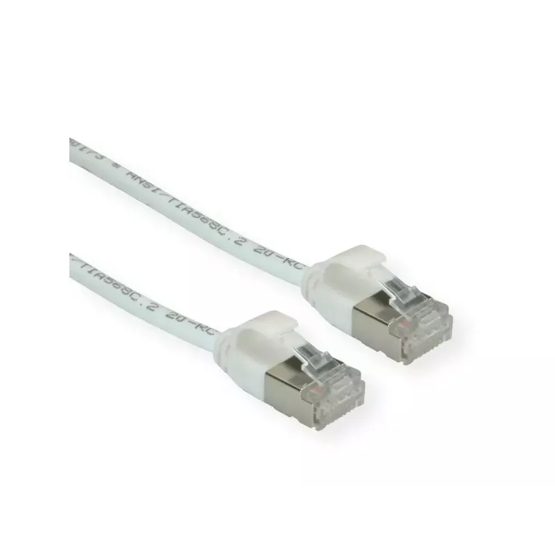 Tīkla kabelis ROLINE 21.15.1699 0.3m Cat6a U/FTP RJ-45 Balts