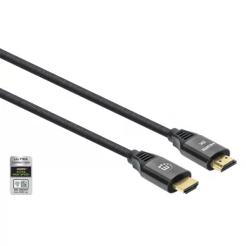 HDMI kabelis Manhattan 8K@60Hz 1m pīts vīrs-vīrs melns