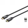 HDMI kabelis Manhattan 8K 60Hz 3m vīr. pret vīr. Melns