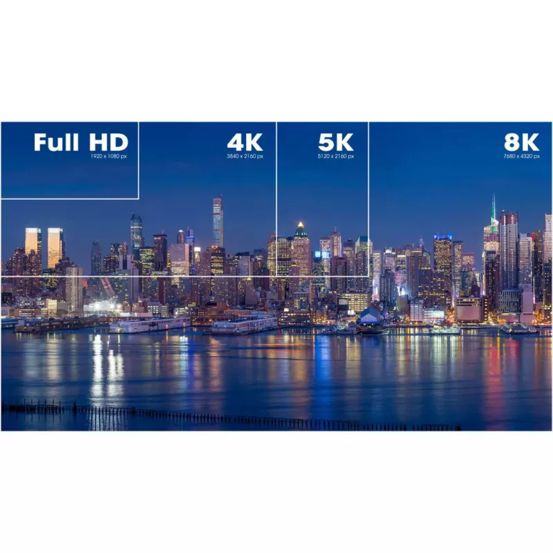 HDMI kabelis Manhattan 8K 60Hz 3m vīr. pret vīr. Melns