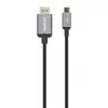 Manhattan USB-C uz HDMI kabelis, 4K@60Hz, 1 m, melns, vīrišķais–vīrišķais, trīs gadu garantija, ekvivalents CDP2HD2MBNL