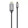 Manhattan USB-C–HDMI kabelis, 4K@60Hz, 2m, melns, vīrišķais–vīrišķais, trīs gadu garantija, ekvivalents CDP2HD2MBNL