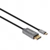 USB-C uz DisplayPort kabelis Manhattan CDP2DP146B 8K 2m