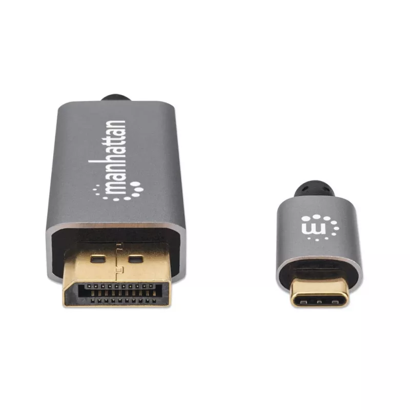 USB-C uz DisplayPort kabelis Manhattan CDP2DP146B 8K 2m