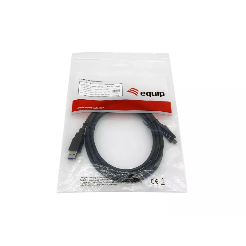Equip USB 3.2 Gen 1 Type-A to C kabelis, M/M, 2,0 m