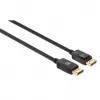 Manhattan DisplayPort 1.4 kabelis, 8K@60Hz, 3m, pīts kabelis, vīrietis-vīrietis, ar fiksatoriem, pilnībā ekranēts, melns, mūža garantija, ekvivalents DP14MM3M