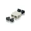 Equip SC optisko šķiedru adapteris OM4, SC, bēšs, daudzmodu, 25,5 mm, 27,8 mm, 9,35 mm