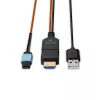 Lindy 38360 InfiniBand/optiskās šķiedras kabelis 100 m MPO Daudzkrāsains
