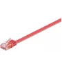 Microconnect V-UTP601R-FLAT tīkla kabelis, sarkans, 1 m, Cat6 U/UTP (UTP)