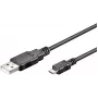 Microconnect USBABMICRO5 USB kabelis USB 2.0 5 m USB A Micro-USB B Melns