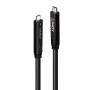 Lindy 8m USB 3.2 Gen 1 un DP 1.4 Type C hibrīdkabelis