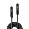 Lindy 8m USB 3.2 Gen 1 un DP 1.4 Type C hibrīdkabelis