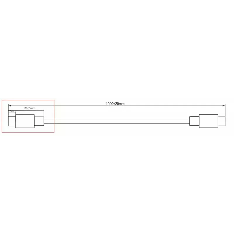 Microconnect DOCKUSB3.2CC1 USB kabelis USB 3.2 Gen 2 (3.1 Gen 2) 1 m USB C Melns
