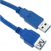 Techly pagarinājuma USB 3.0 kabelis A vīr. / A siev. 3 m zils ICOC U3-AA-30-EX