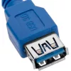 Techly pagarinājuma USB 3.0 kabelis A vīr. / A siev. 3 m zils ICOC U3-AA-30-EX