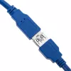 Techly USB 3.0 pagarinātāja kabelis A spraudnis / A ligzda 0,5 m zils ICOC U3-AA-005-EX